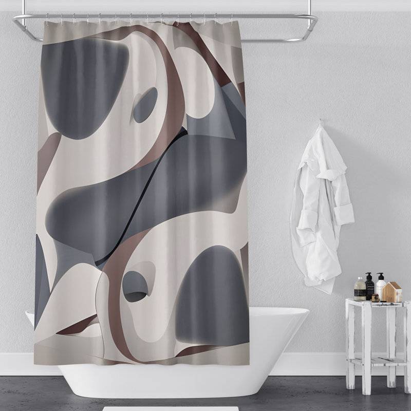 Rideau de douche Atsuko, H 72 po x l 70 po
