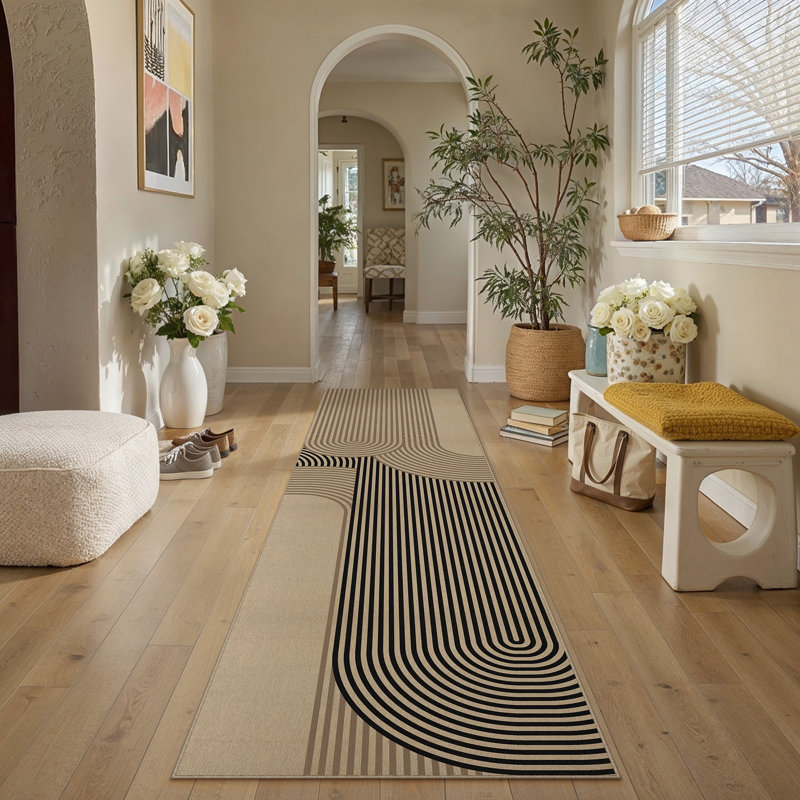 Tapis en lin Linea, Runner 2'3" x 7'6"