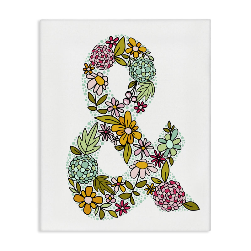 Fleurs d'hortensia et toile d'esperluette, design par Mandy Ford Art + Illustration, H 48 po x l 36 po