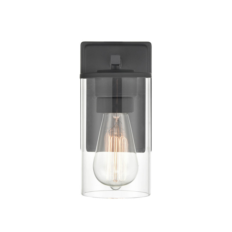Tyler Armed Sconce, Matte Black