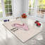 Tapis luxueux, 100% polyester, 70,9 po x 110,2 po | Éponge stratifiée anti-dérapante 740 g / m² pour le confort | Antibactérien, facile à nettoyer, lavable à la machine | Parfait pour le salon et la chambre à coucher-44217786