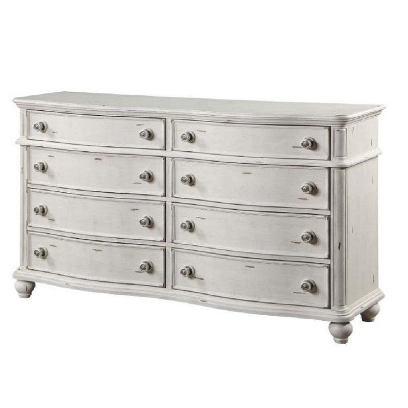 Commode double à 8 tiroirs Kishawna