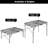 Kaymari Rectangular Metal Folding Outdoor Camping Table , 35'' in. W 24'' in. D-1068676277