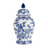 Ceramic Chinoiserie Ginger Jar with Lid-734444207