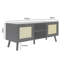 Craven Cane TV Unit in Black
