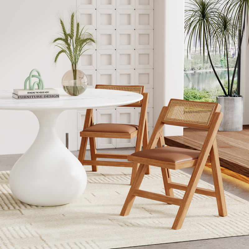 Chaise de salle à manger Idalia, Brun