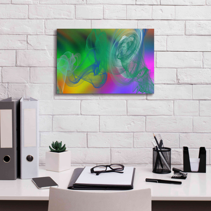 «Inverted Color In The Lines 5» par Irena Orlov, H 12 po x l 18 po x P 0,75 po