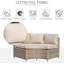 Chattanooga 6 Seater Rattan Sofa Set