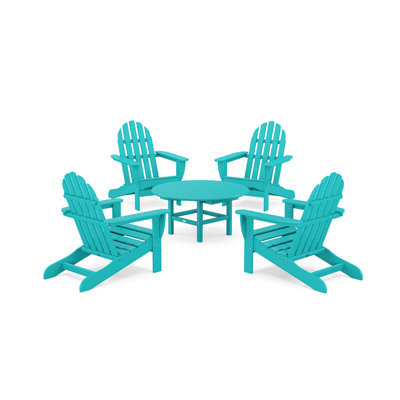 POLYWOOD Classic Adirondack Conversation Set