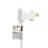 10-Count Multi-Colour Mini Mason Jar Novelty String Light Set 7.5ft White Wire