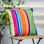 icon Indoor and Outdoor Waterproof Filled Cushion Set of 2 Technicolour Stripe