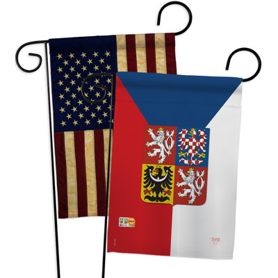 Double Sided 18.5'' H x 13'' W Polyester Garden Flag