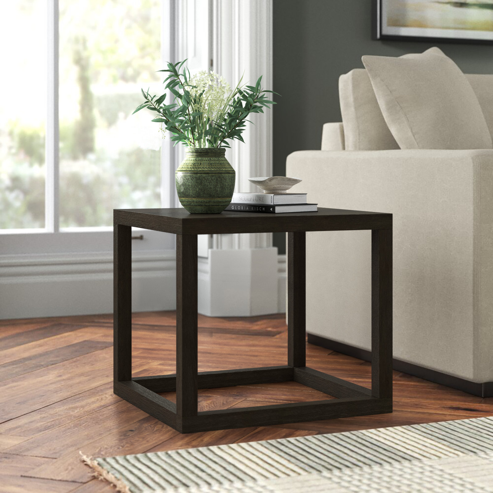 Celosia Solid Wood End Table