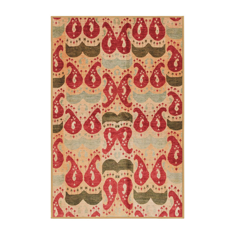 Tapis abstrait 4110, Rectangle 8 pi x 10 pi