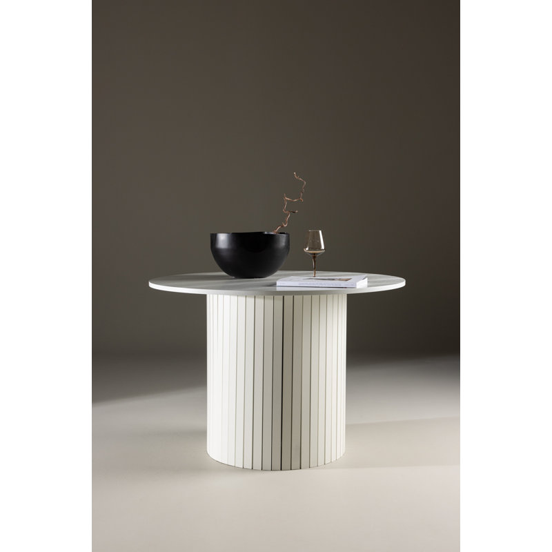Damarien Round Metal Base Dining Table