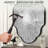Set of 2 Shaped Wall Mirrors – Unique Lines to Enhance Space Beauty, Ideal for Living Room, Bedroom, Hallway & Dressing Room-98127009-98127008