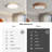 Modern Wood Ceiling Light,Round LED Flush Mount Ceiling Light,Minimalist Ceiling Lamp Ceiling Lighting Fixtures For Kitchen Bedroom Laundry Room Living Room Entryway Hallway&11.81 In-100023134
