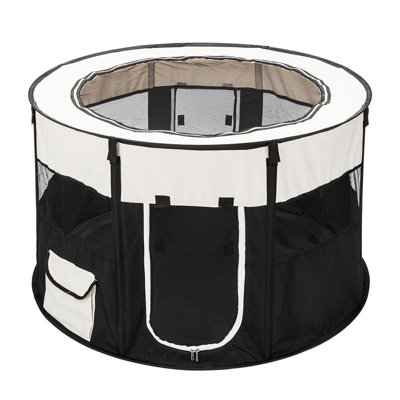 Panel Fabric Exercise Pen With Door