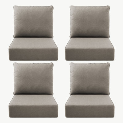Outdoor 6'' Replacement Cushion Set Seat / Back Cushion