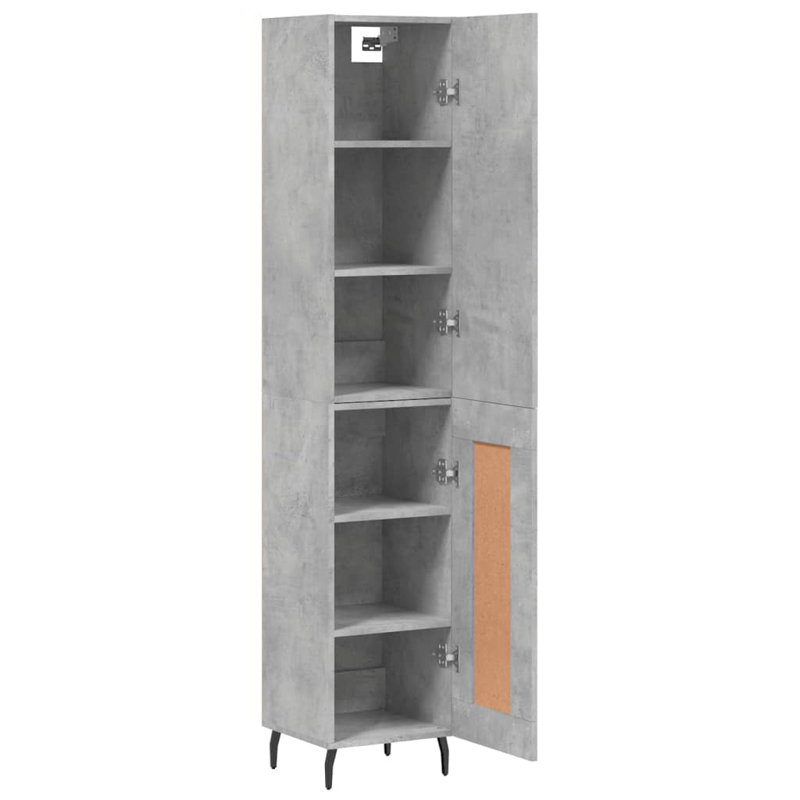 Niehoff 34.5cm Sideboard, Concrete Grey