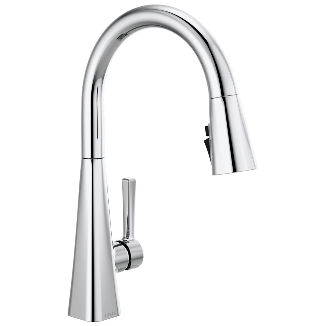 Lenta Pull Down Sprayer Kitchen Sink Faucet, Single Handle Kitchen Faucet Delta 