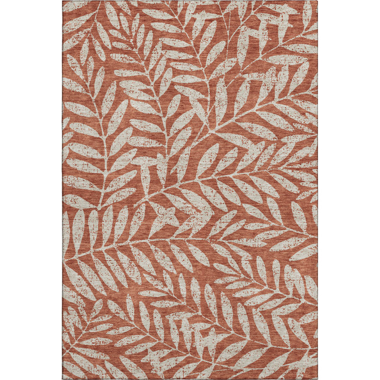 Premium Machine Washable Prisco Paprika Rug