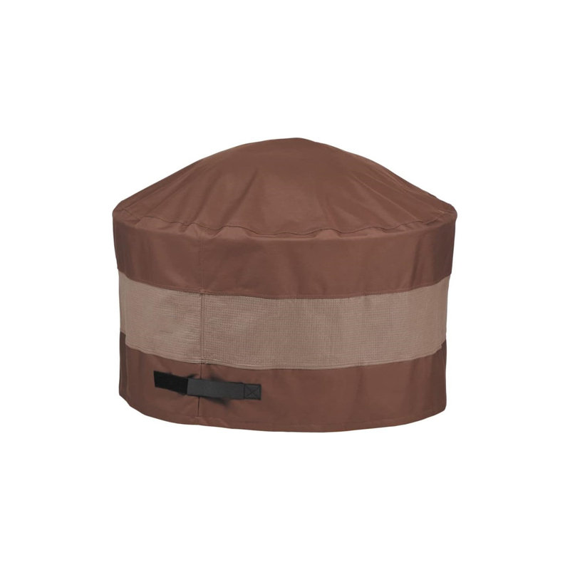 Round Fire Pit Cover,Durable,Waterproof,Brown