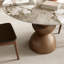 Ensembles de table de petit-déjeuner de table en pierre frittée ronde 3 \ 5 pièces avec chaises de salle à manger en cuir pour 2 \ 4, assemblage minimal-1476136674-1476136672-1473109015
