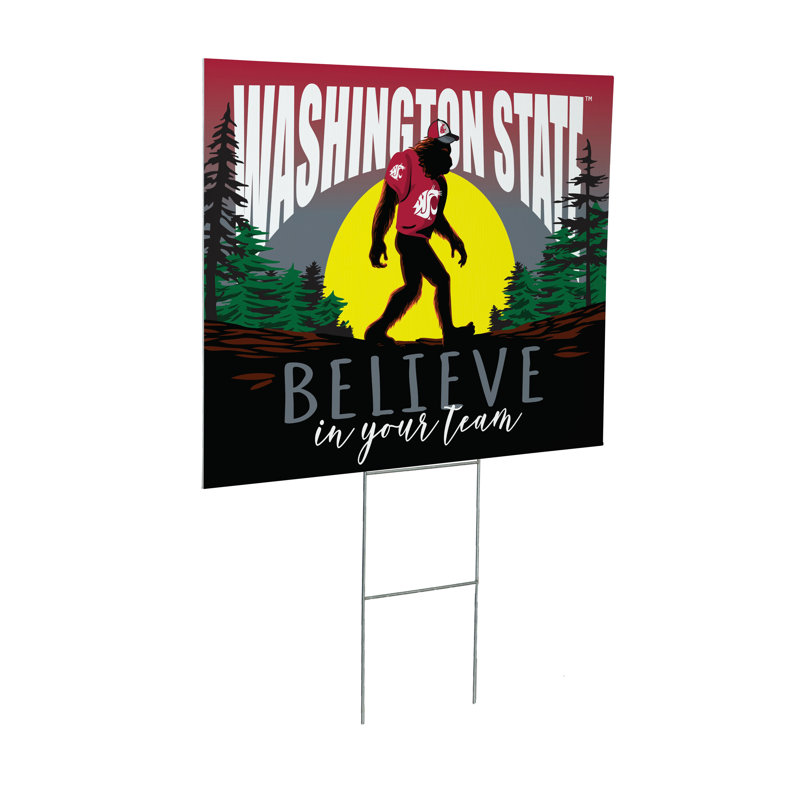 Enseigne de cour de l'Université Washington State, Bigfoot