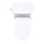 Toilette allongée deux pièces à hauteur universelle 1,28 GPF avec CEFIONTECT, coton blanc TOTO Glaston WASHLET + - blanc - 474772626CEFG # 01