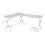 Dazenus White Finish Computer Desk-1585351488