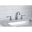 Robinet de salle de bain espacé avec ensemble de drain Knight-38270761