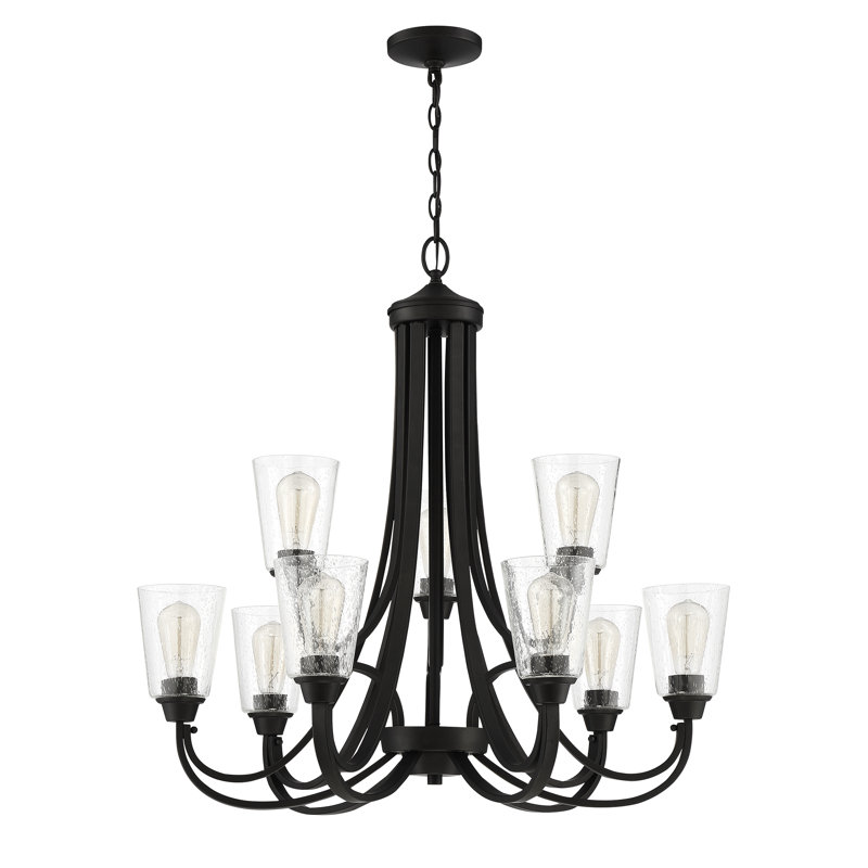 Lustre traditionnel ombré 9 lumières ozdemir, Espresso