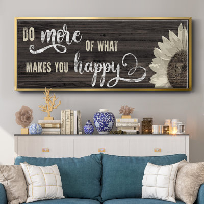 Makes You Happy - Toile encadrée