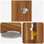 vidaXL Outdoor Shower Solid Acacia Wood and Stainless Steel Garden Poolside-133395083
