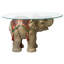 Table basse à figurine d'éléphant Jaipur