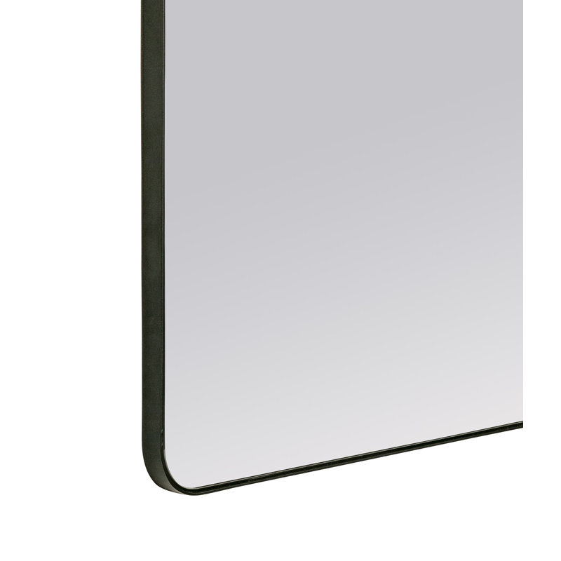 Somerset Accent Mirror, 36" H x 24" W, Matte Black