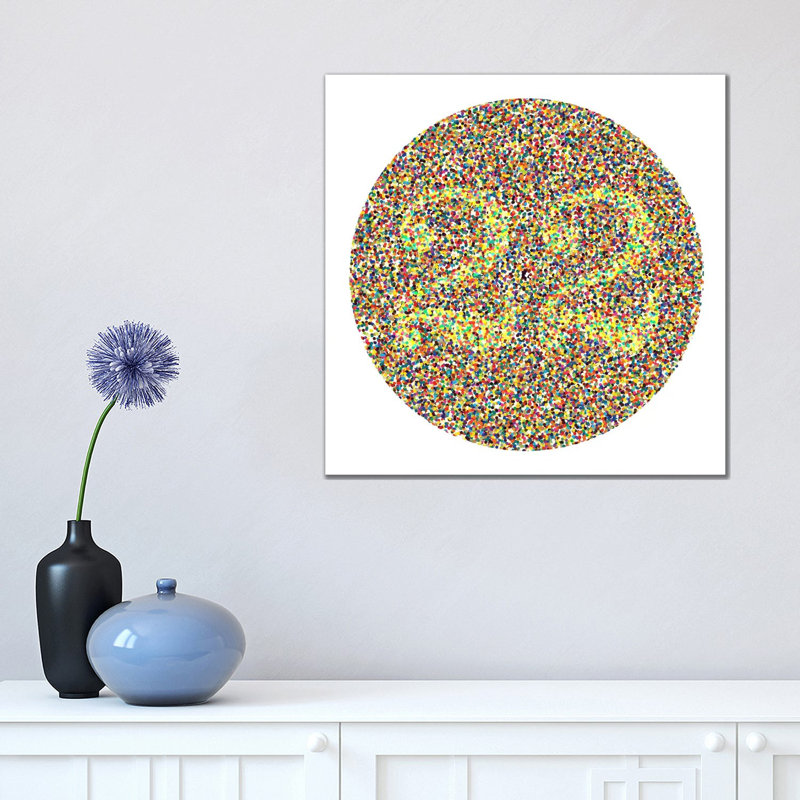 Modern Art- Blind Test 22 by 5by5collective - Wrapped Canvas Gallery-Wrapped Canvas Giclée, 45.72 cm H x 45.72 cm W