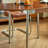 Chestnut colour Oval Solid Wood Dining table