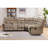 Karish 3-Piece Upholstered Manual Reclining Sectional with Cupholders and Storage-100892222