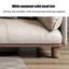 Canapé modulaire kaki en cuir véritable-951172860-951172859