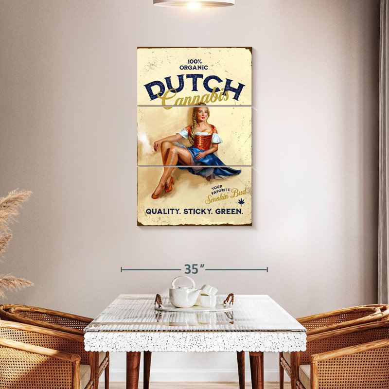 Senne Dutch Cannabis, 45" H x 28" W