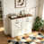Brown + Antique White