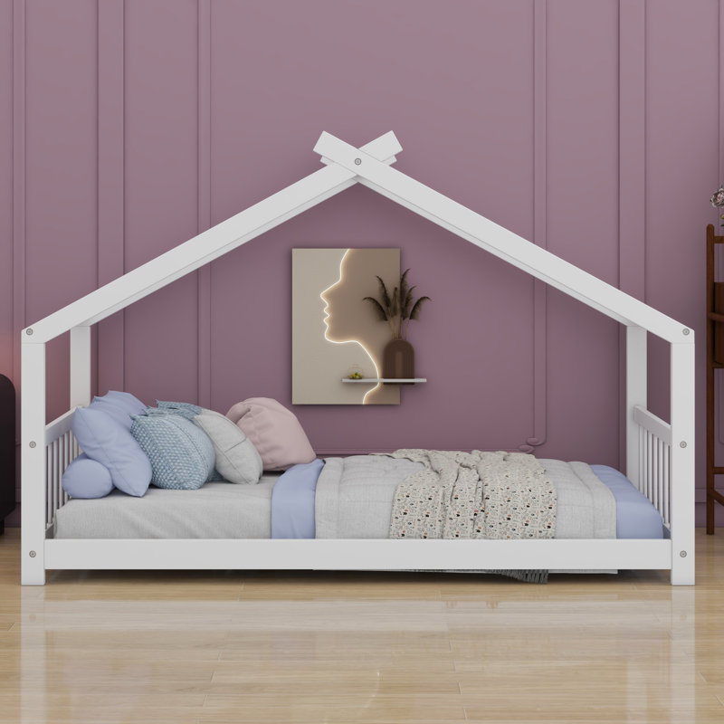 Lit en bois House House, blanc