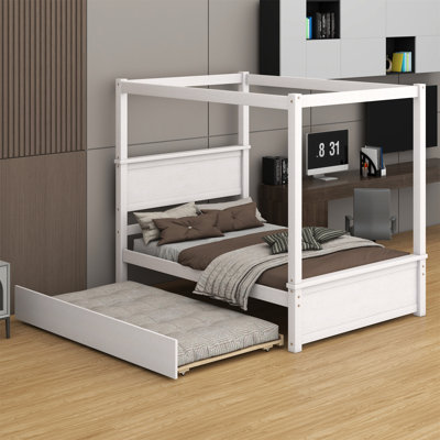 Canopy Bed With Trundle Bed by Lark Manor