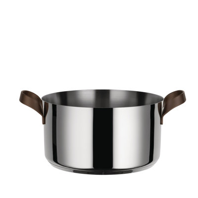 Alessi Edo Stainless Steel (18/10) Round Dutch Oven