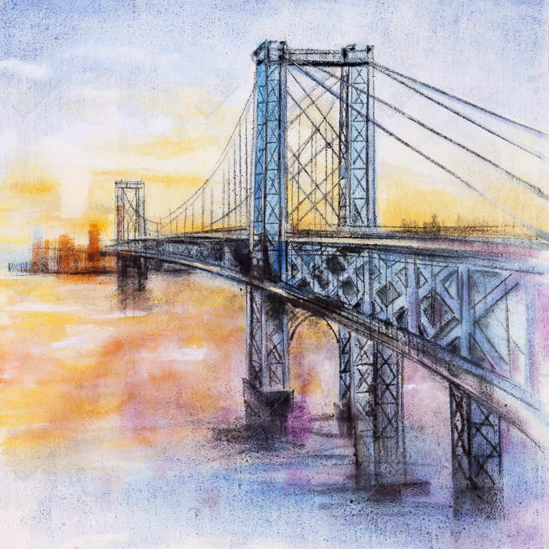 " Abstract Brooklyn Bridge "
