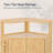 Bamboo Bread Box with Removable Shelf and Clip Holder