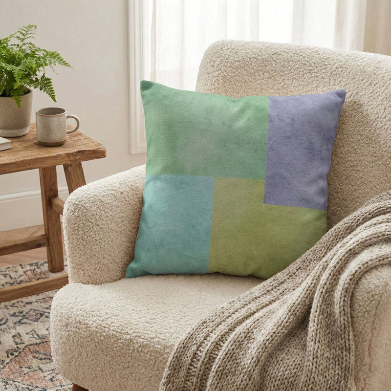 Plaid Throw Pillow