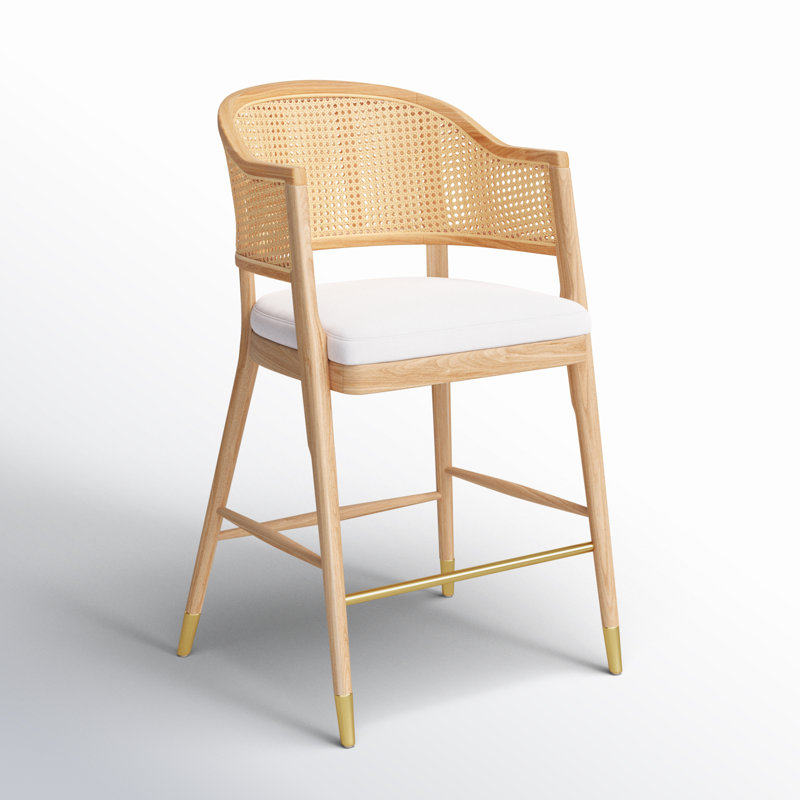 Godfrey stool, Natural, Bar Stool (26.81" Seat Height)